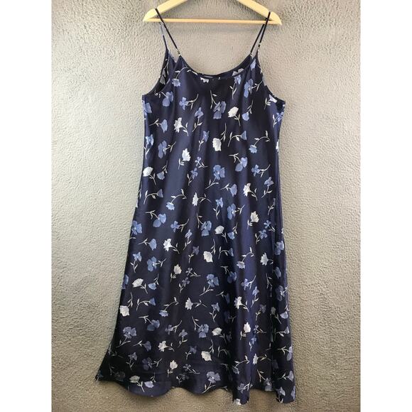 Intimate Essentials Nightgown Slip Lingerie Floral size 14/16 - Picture 1 of 11